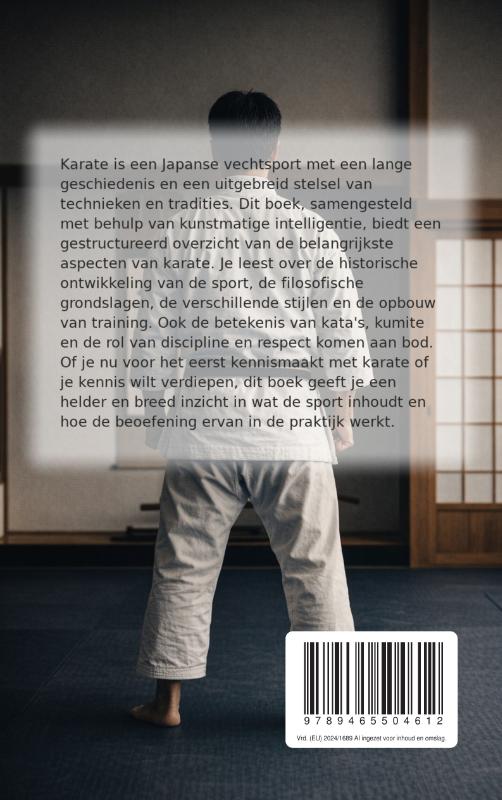 Achterkant van Alles over Karate