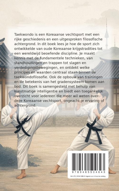Achterkant van Alles over Taekwondo
