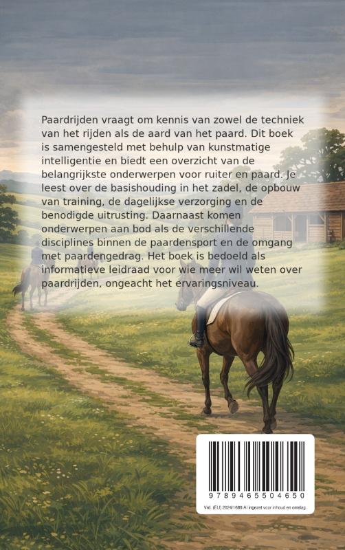 Achterkant van Alles over Paardrijden