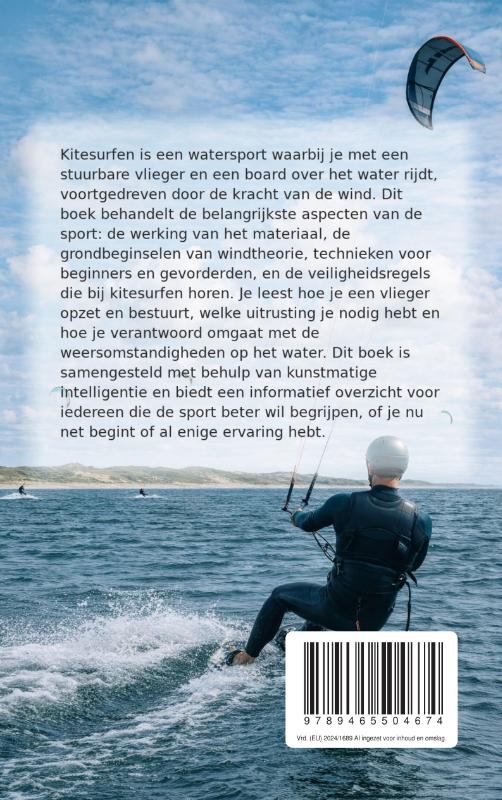 Achterkant van Alles over Kitesurfen