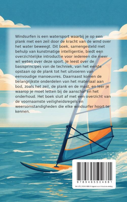 Achterkant van Alles over Windsurfen