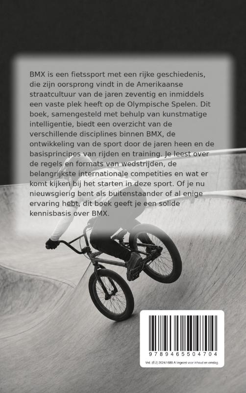 Achterkant van Alles over BMX