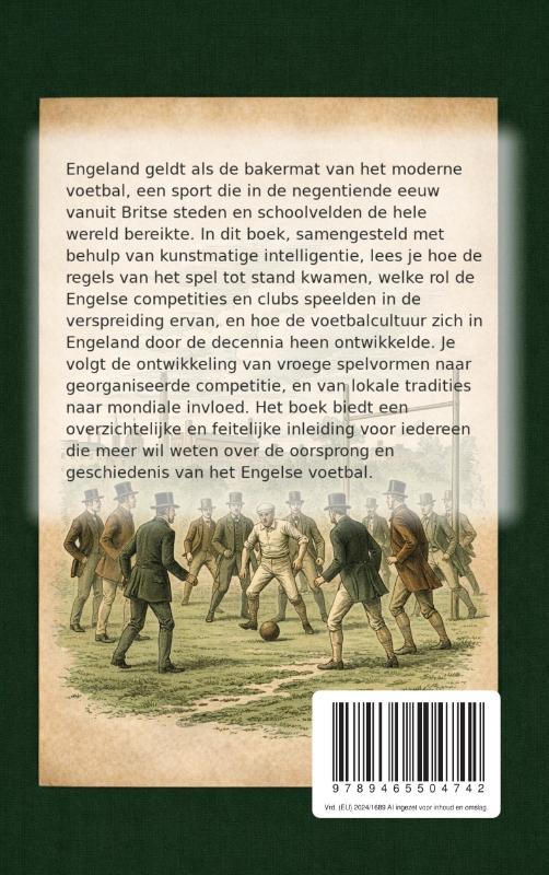Achterkant van Het Engelse voetbal