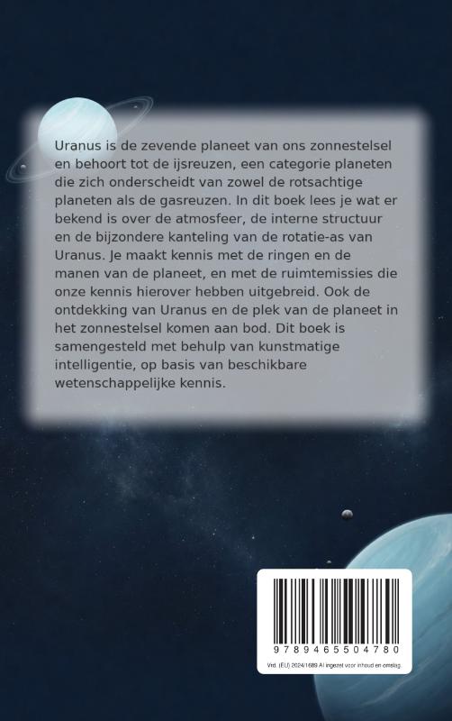 Achterkant van Alles over Uranus