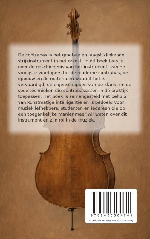 Achterkant van Alles over de Contrabas