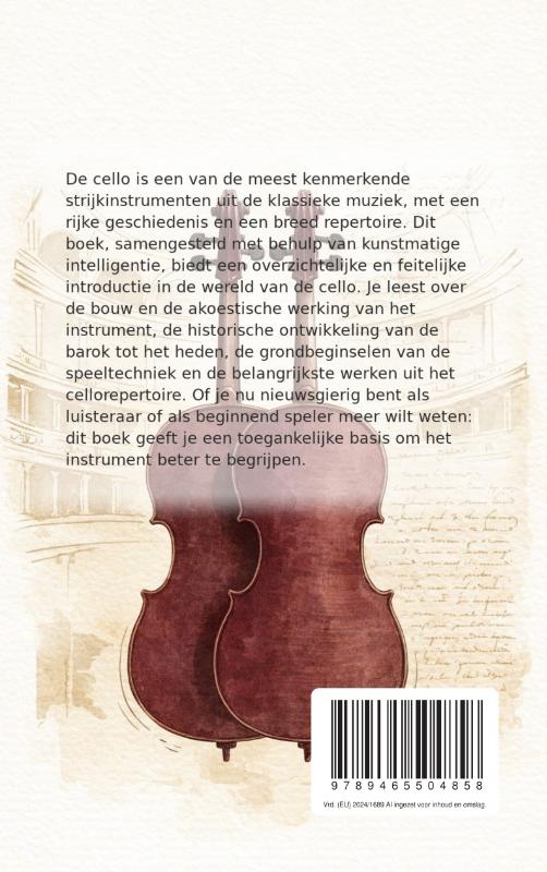 Achterkant van Alles over de Cello