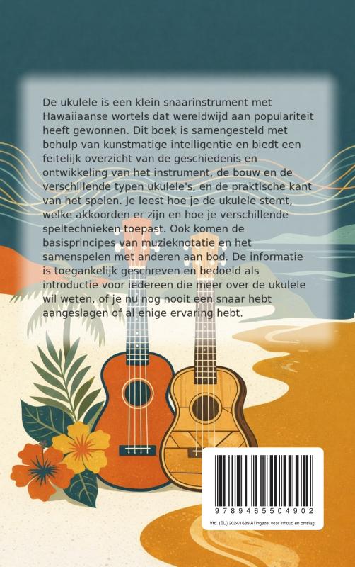Achterkant van Alles over de Ukulele