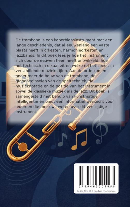Achterkant van Alles over de Trombone