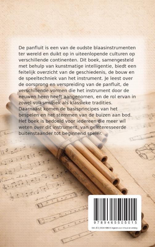 Achterkant van Alles over de Pan-fluit