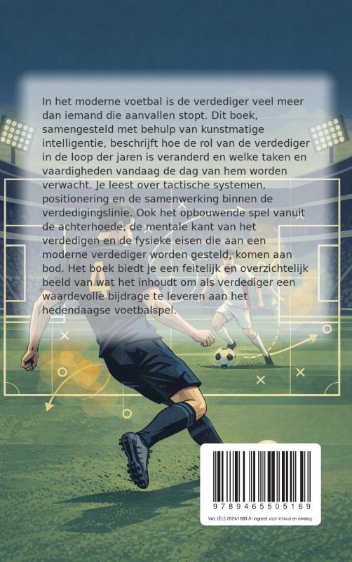 Achterkant van De rol van de verdediger
