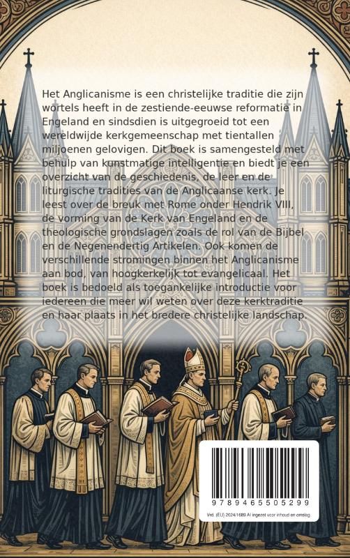 Achterkant van Alles over het Anglicanisme
