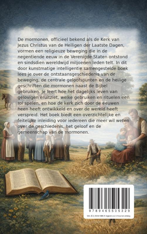 Achterkant van Alles over de Mormonen