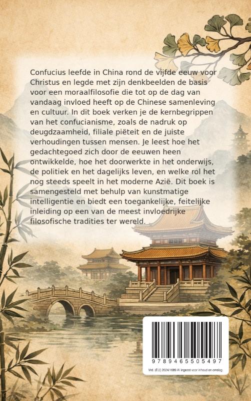 Achterkant van Alles over het Confucianisme