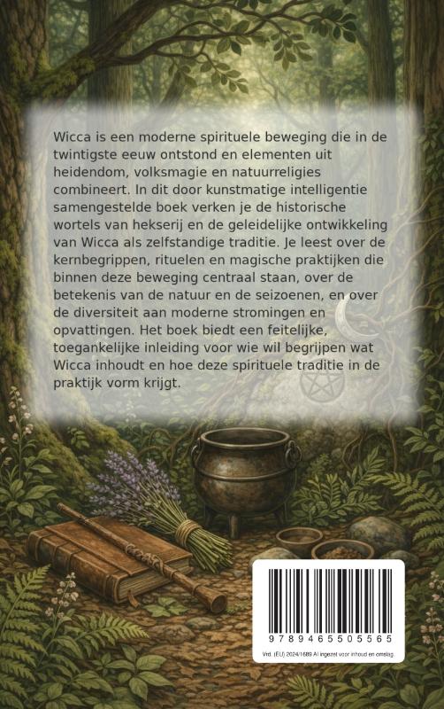 Achterkant van Alles over het Wicca en moderne hekserij