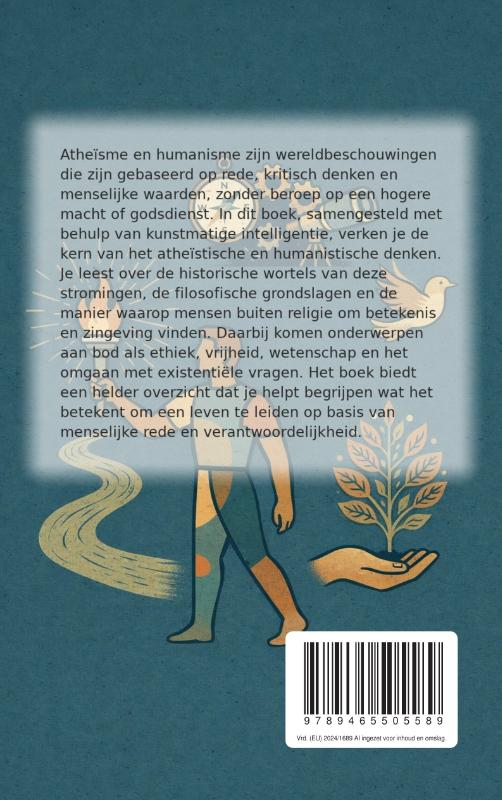 Achterkant van Alles over het Atheïsme en humanisme