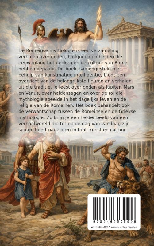 Achterkant van Alles over de Romeinse Mythologie