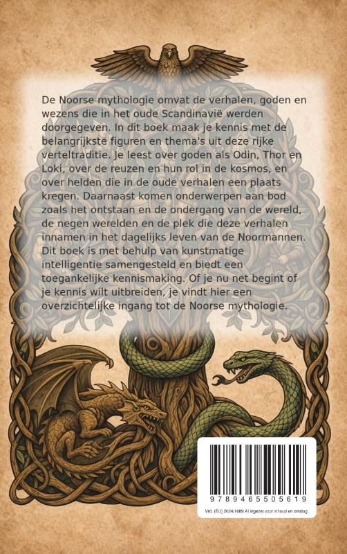 Achterkant van Alles over de Noorse Mythologie