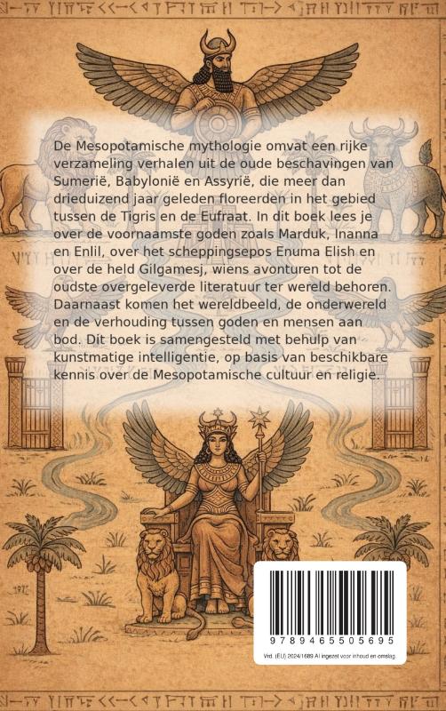 Achterkant van Alles over de Mesopotamische Mythologie