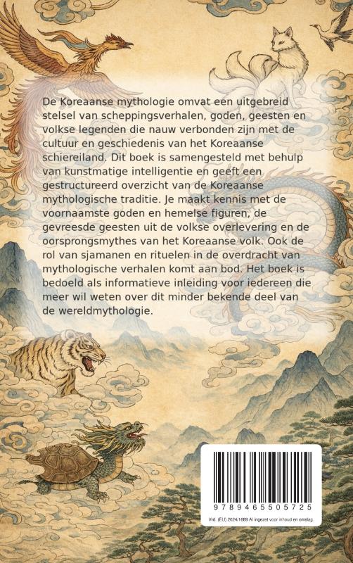 Achterkant van Alles over de Koreaanse Mythologie
