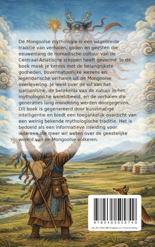 Achterkant van Alles over de Mongoolse Mythologie