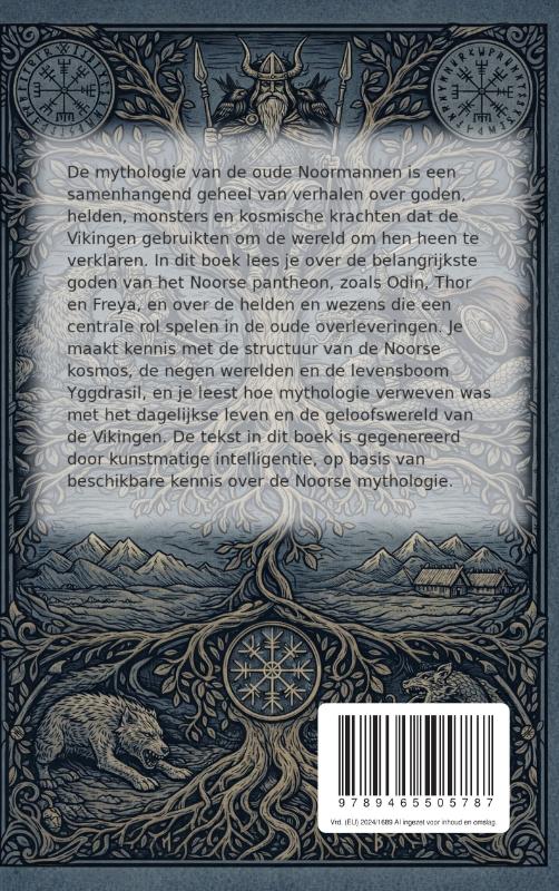 Achterkant van Alles over de Wikingmythologie