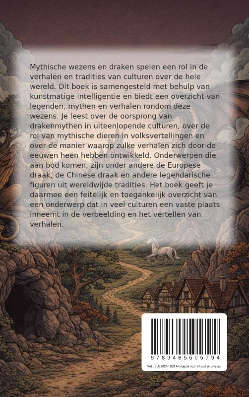 Achterkant van Alles over de Mythische Wezens en Draken