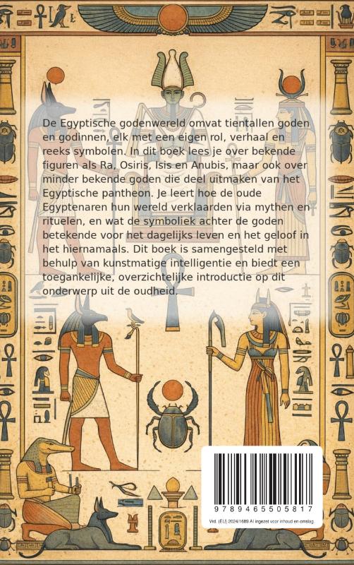 Achterkant van Alles over de Egyptische Goden
