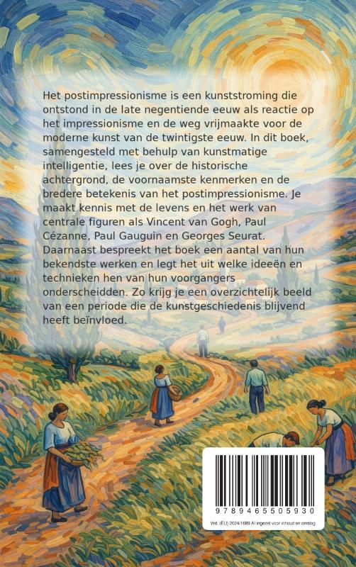 Achterkant van Alles over Postimpressionisme