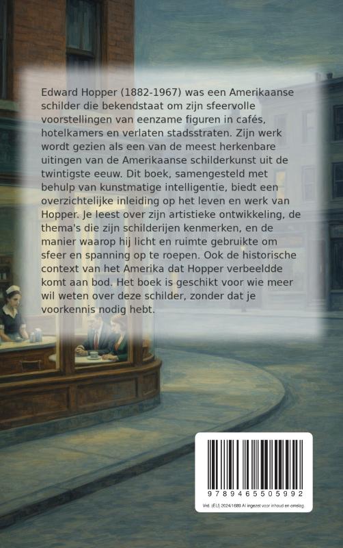 Achterkant van Alles over Edward Hopper