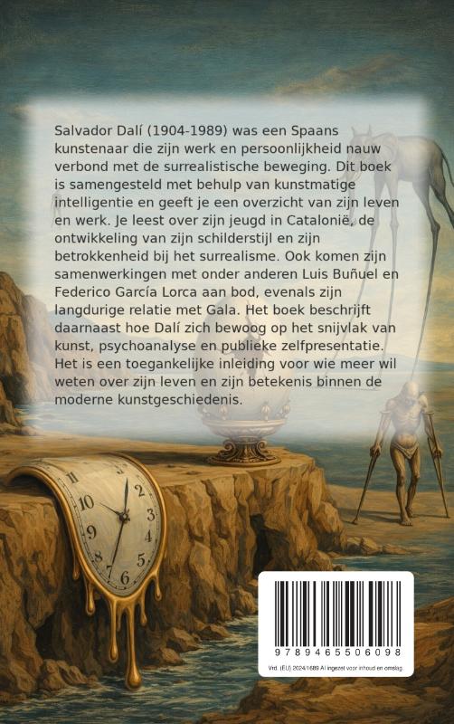 Achterkant van Alles over Salvador Dalí
