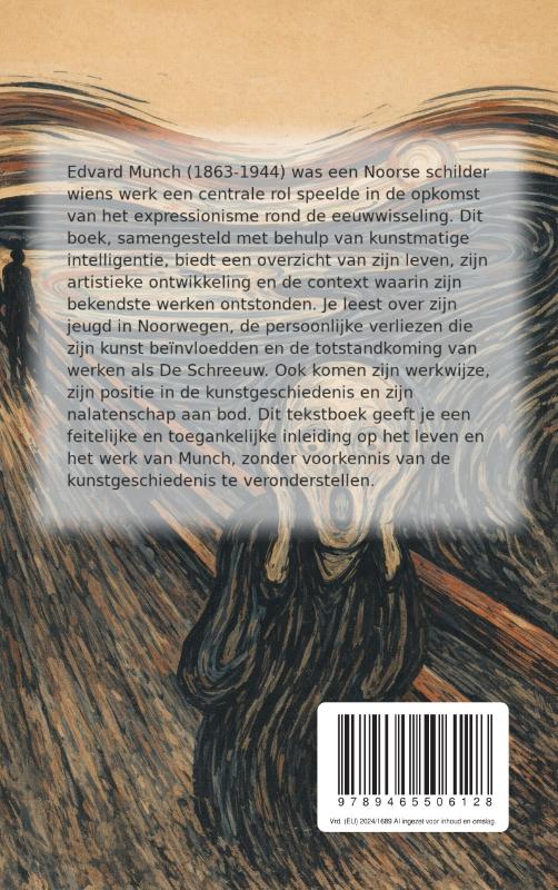 Achterkant van Alles over Edvard Munch