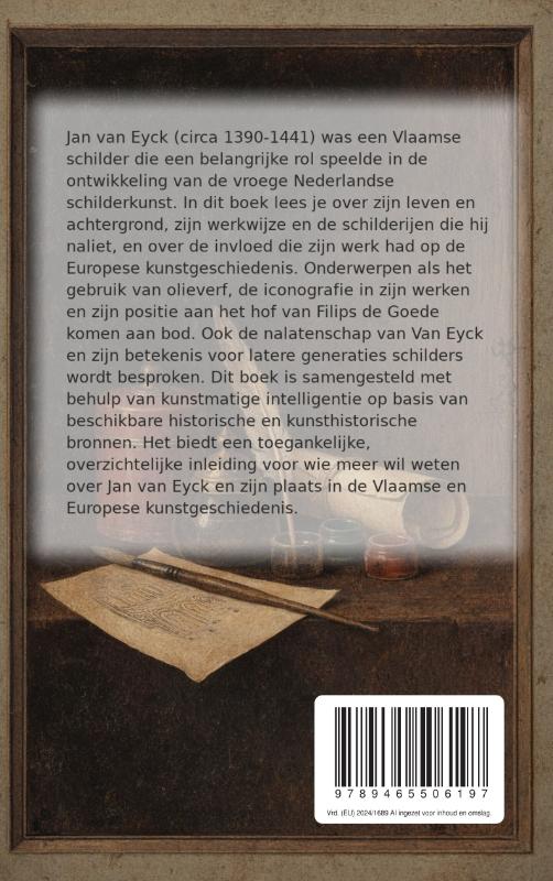 Achterkant van Alles over Jan van Eyck