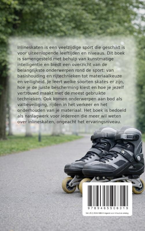 Achterkant van Alles over Inlineskaten