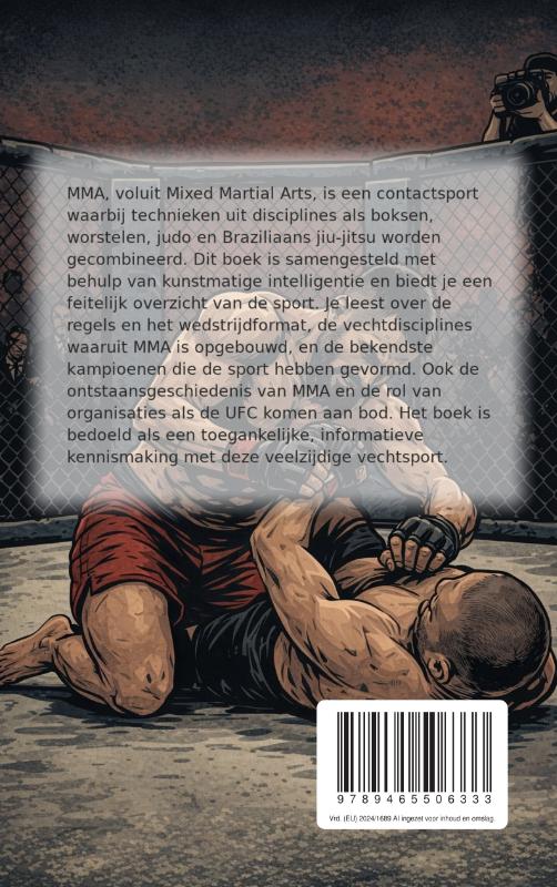 Achterkant van Alles over MMA