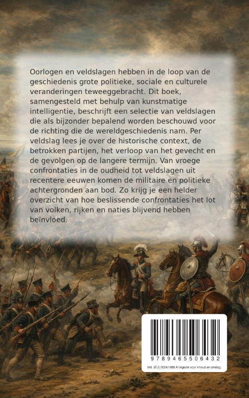 Achterkant van De beroemdste veldslagen ooit