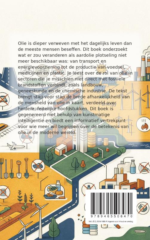 Achterkant van Hoe de wereld eruit zou zien zonder olie