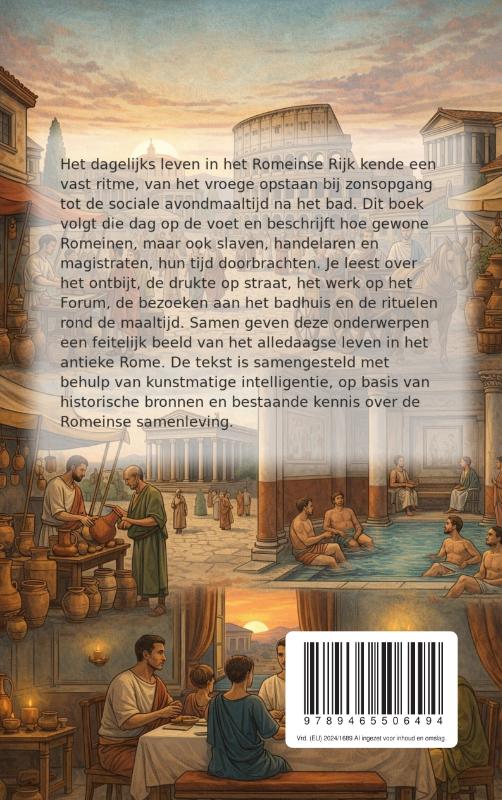 Achterkant van Een dag in het Romeinse Rijk