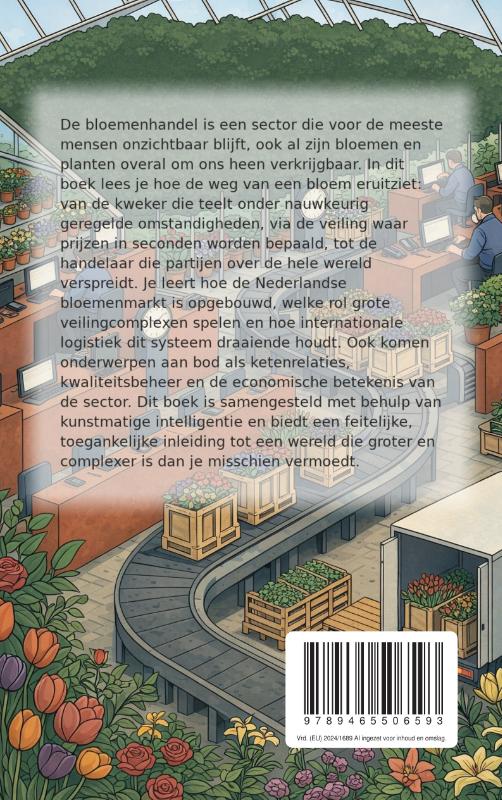 Achterkant van Achter de schermen van de bloemenhandel