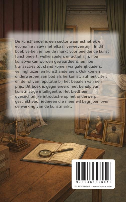 Achterkant van Achter de schermen van de kunsthandel