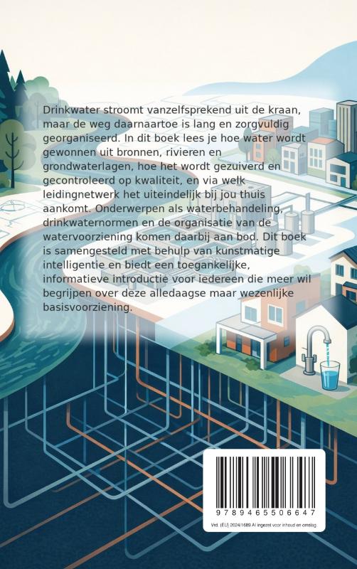 Achterkant van Hoe drinkwater bij je kraan komt