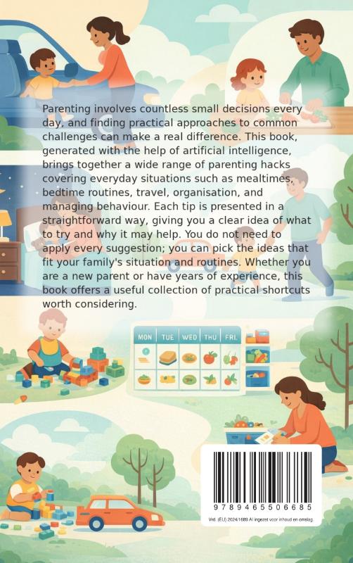 Achterkant van The Big Book of Parenting Hacks