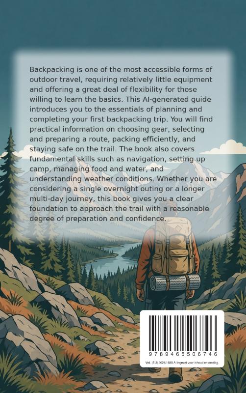Achterkant van Backpacking for Beginners