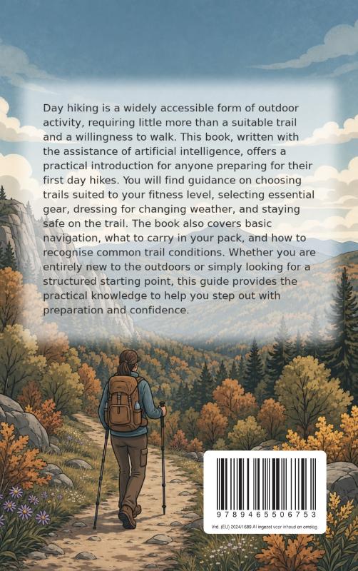 Achterkant van Day Hikes for Beginners