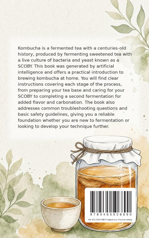 Achterkant van The Little Book of Kombucha