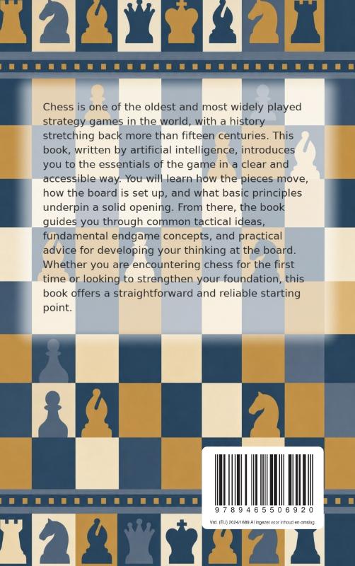 Achterkant van The Little Book of Chess
