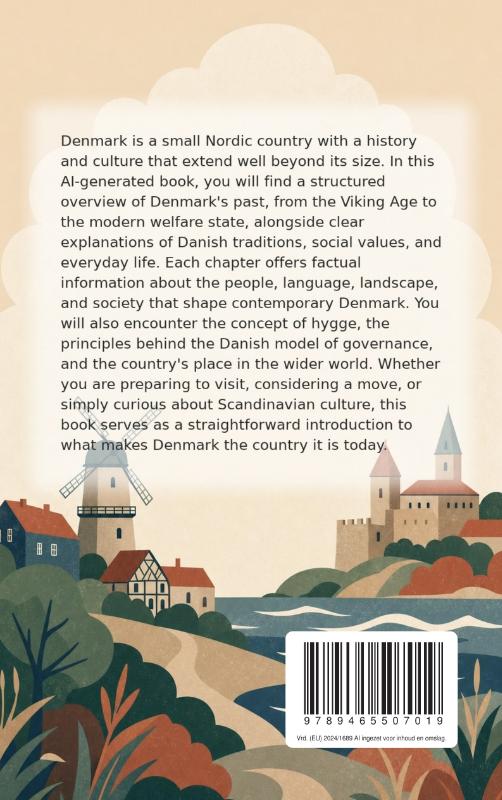Achterkant van Discovering Denmark