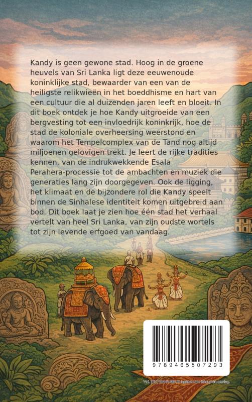 Achterkant van Alles over Kandy