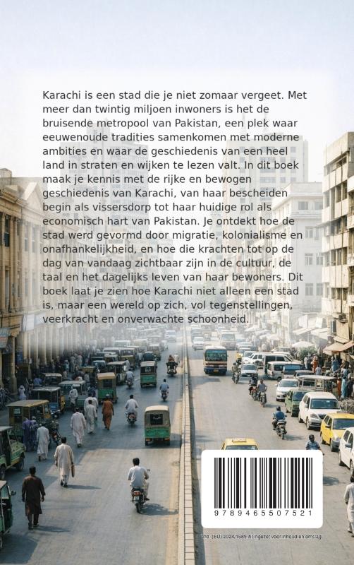 Achterkant van Alles over Karachi