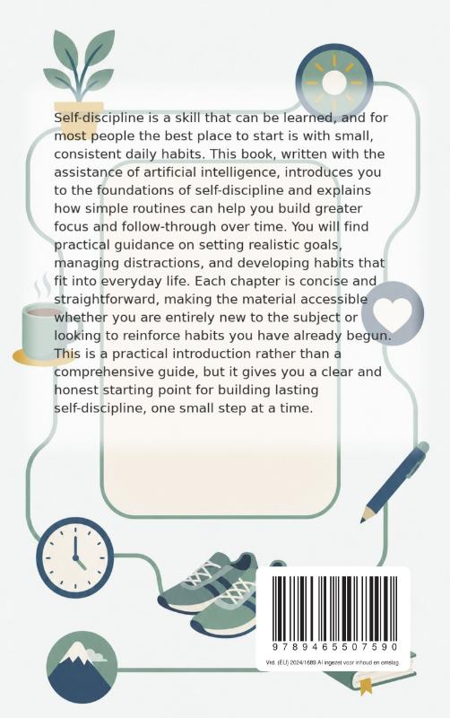 Achterkant van Daily Discipline for Beginners