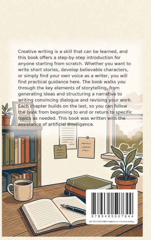 Achterkant van Creative Writing for Beginners